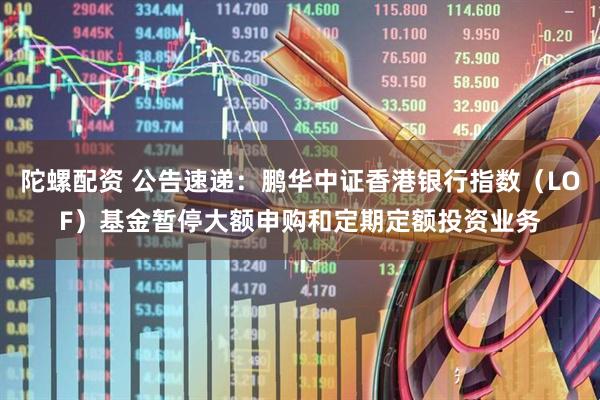 陀螺配资 公告速递：鹏华中证香港银行指数（LOF）基金暂停大额申购和定期定额投资业务